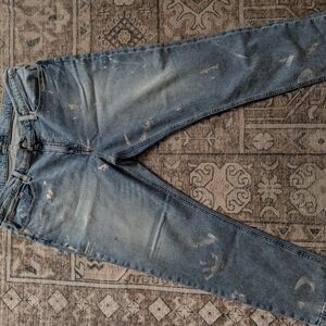 Ralph Lauren Men's Distressed Denim Slim Jeans